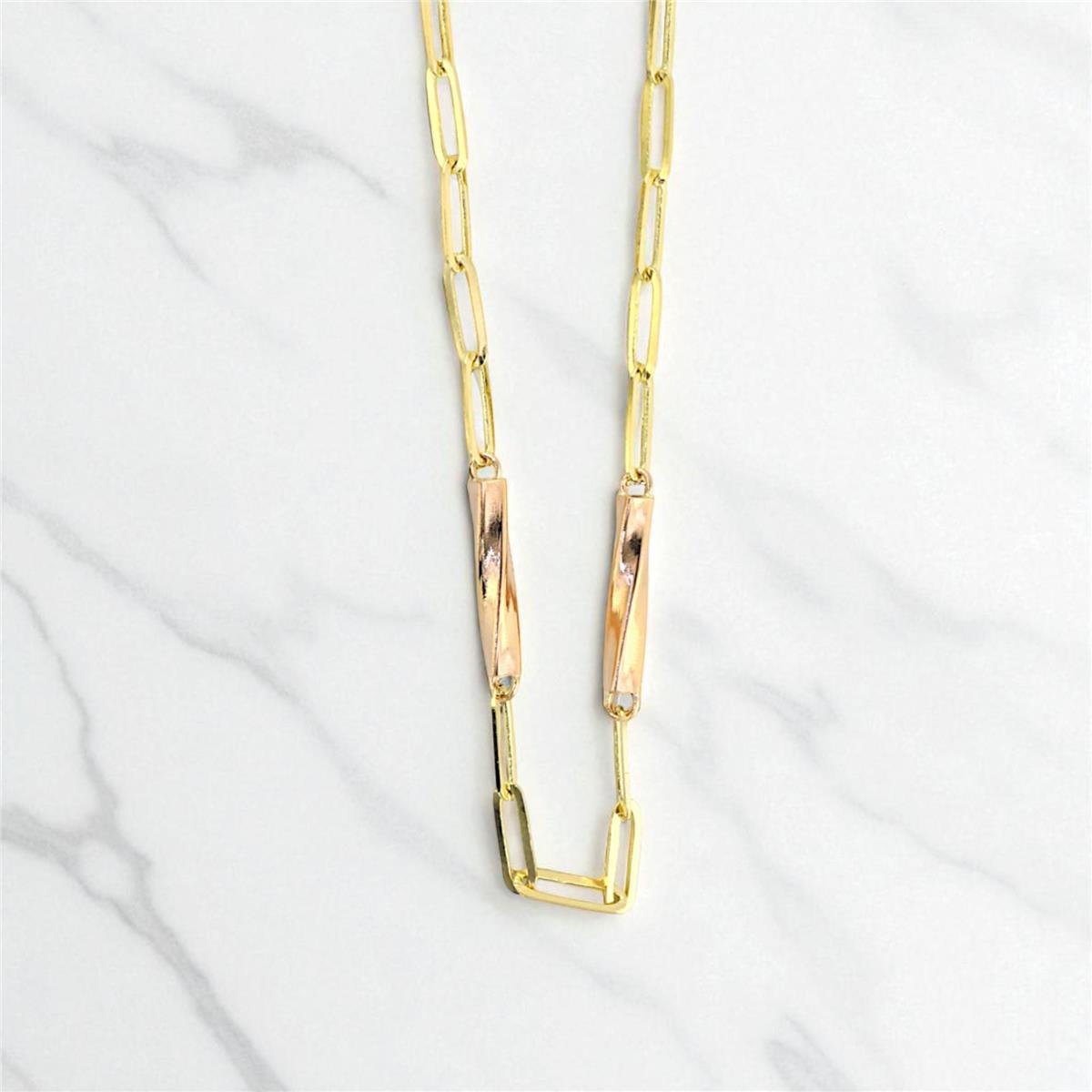 14 Ayar Altın Tasarım Kolye  -  0195233