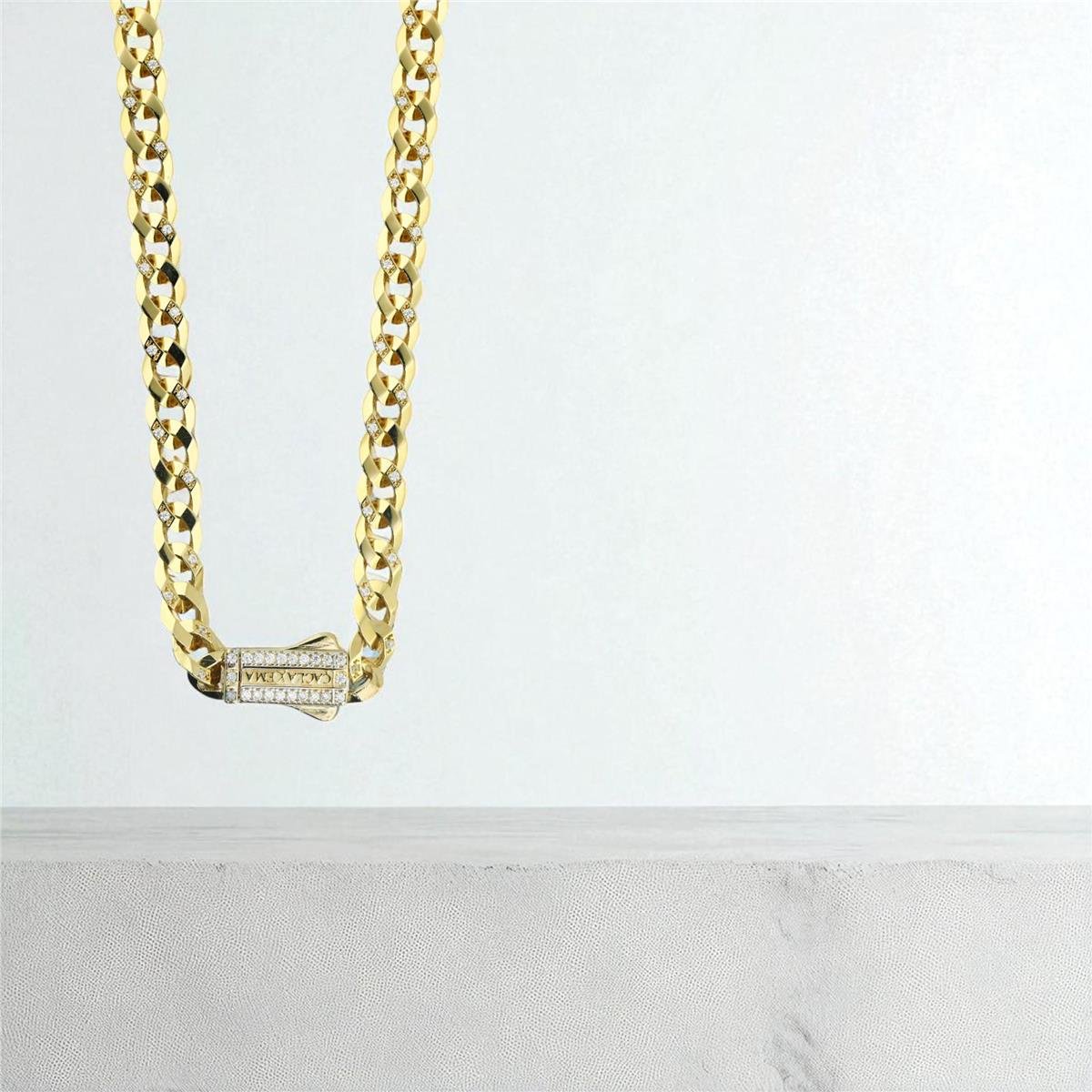 14 Ayar Altın Tasarım Kolye  -  0196391