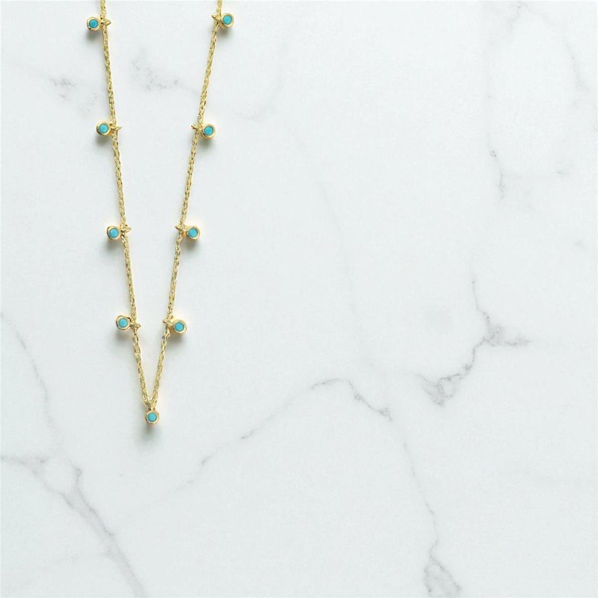 14 Ayar Altın Tasarım Kolye  -  0196723