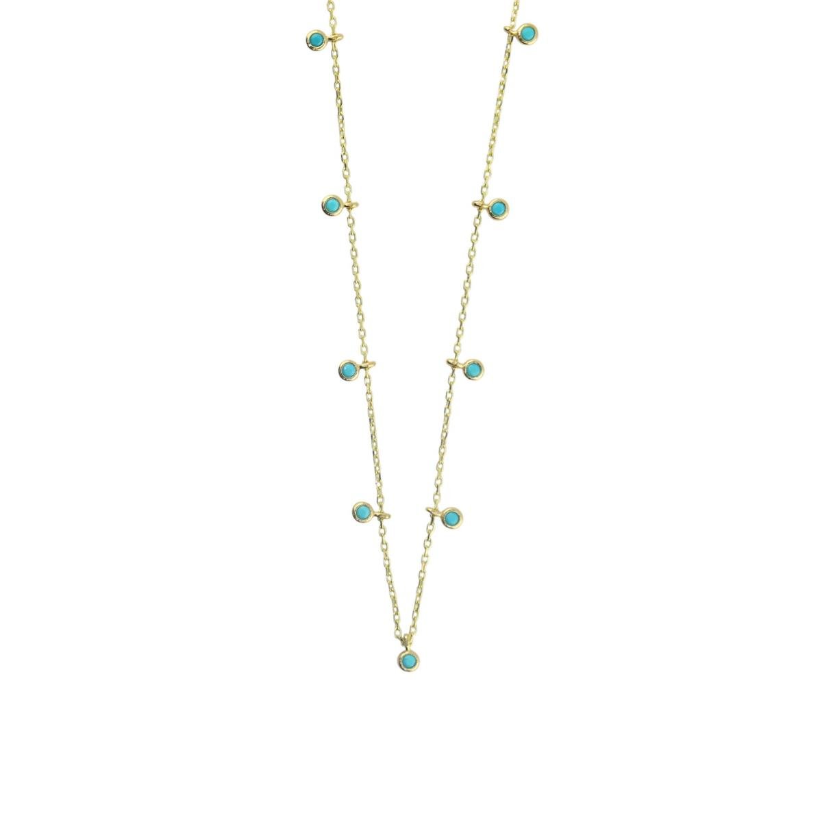 14 Ayar Altın Tasarım Kolye  -  0196723