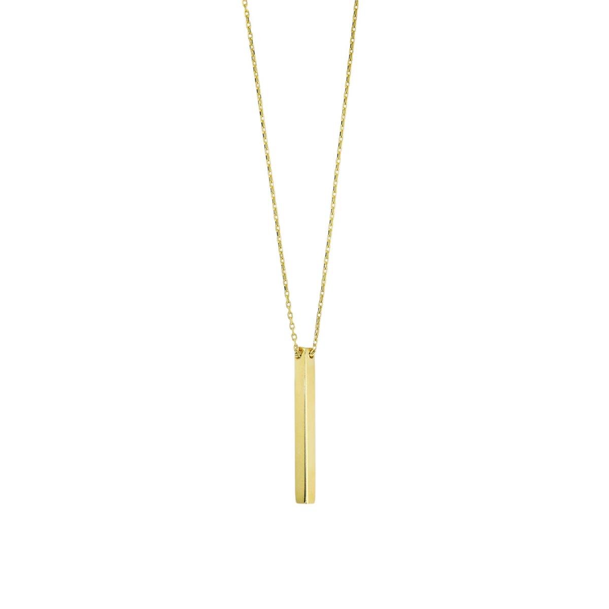 14 Ayar Altın Tasarım Kolye  -  0197893