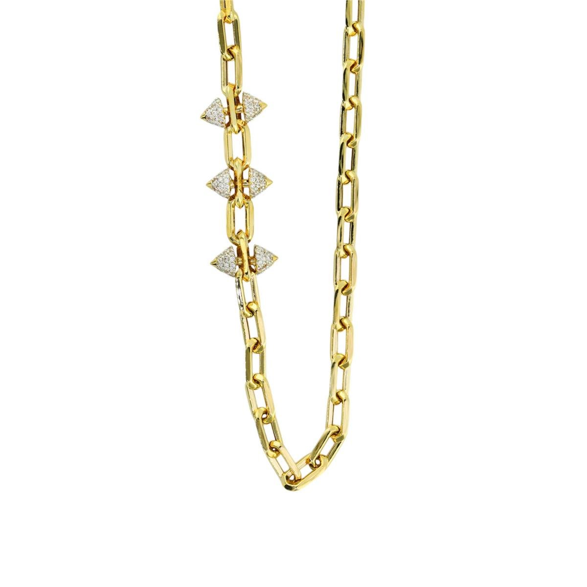 14 Ayar Altın Tasarım Kolye  -  0197967