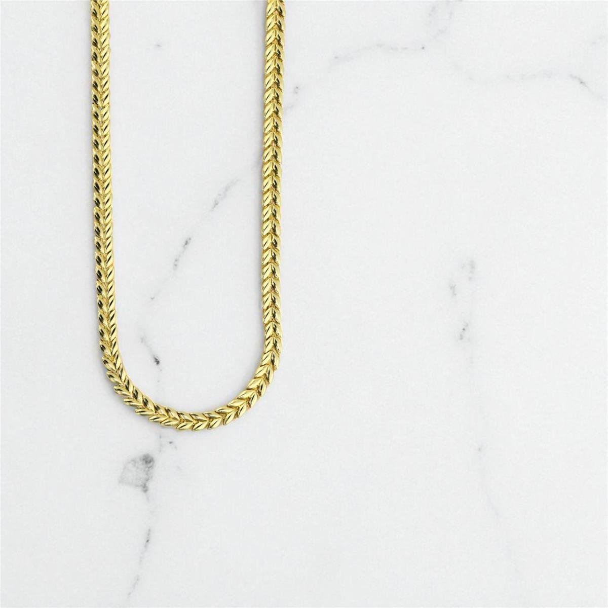 14 Ayar Altın Tasarım Kolye  -  0199215