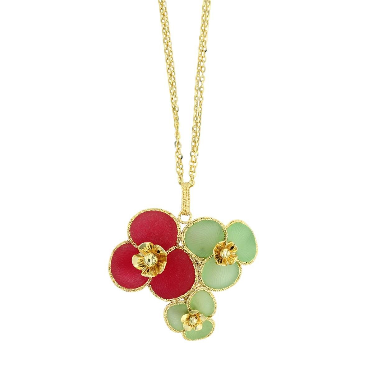 14 Ayar Altın Tasarım Kolye  -  0200406