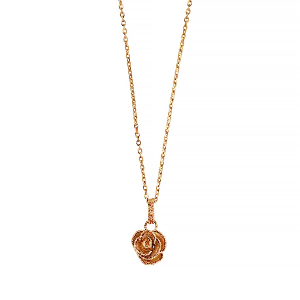 14 Ayar Altın Tasarım Kolye  -  0200422