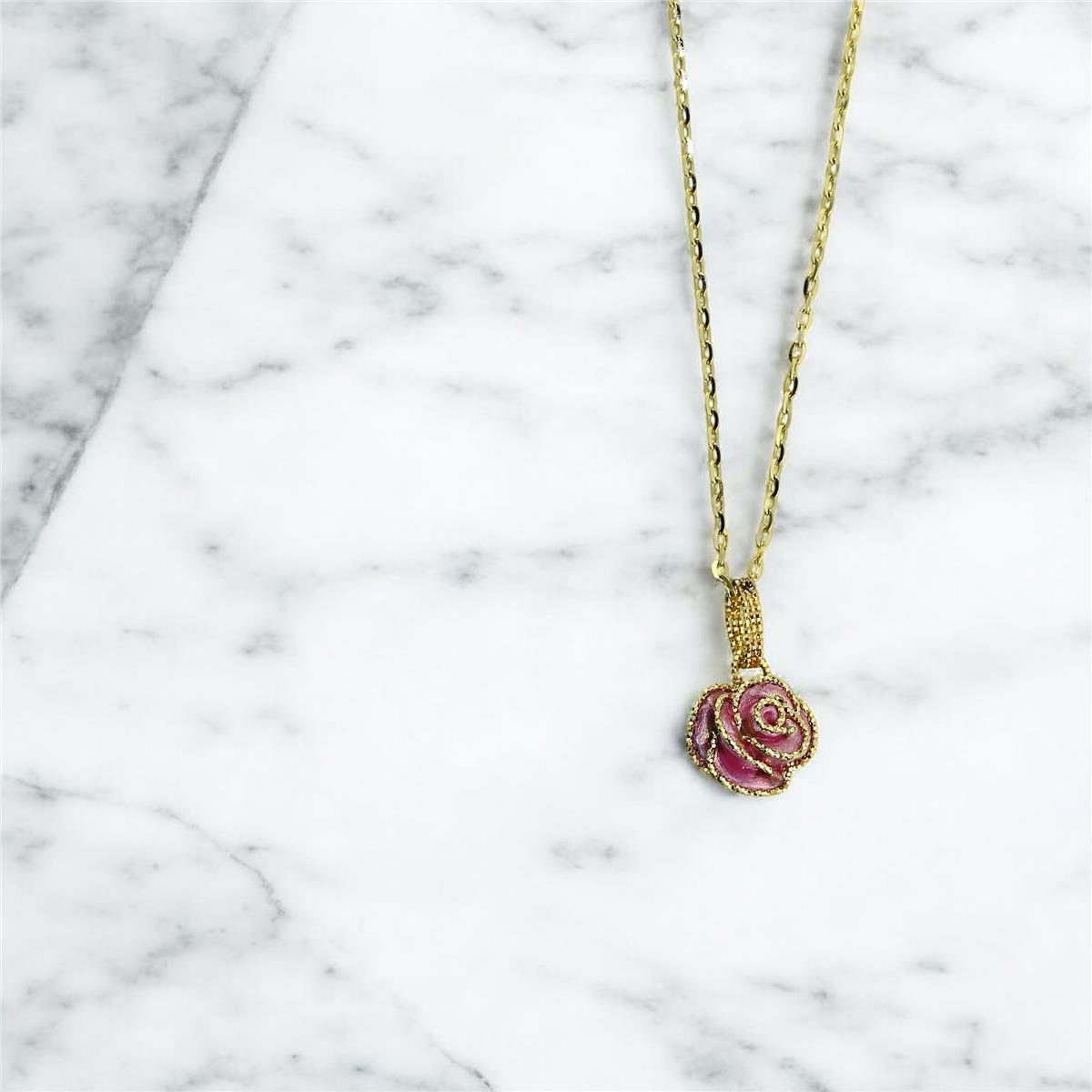 14 Ayar Altın Tasarım Kolye  -  0200431