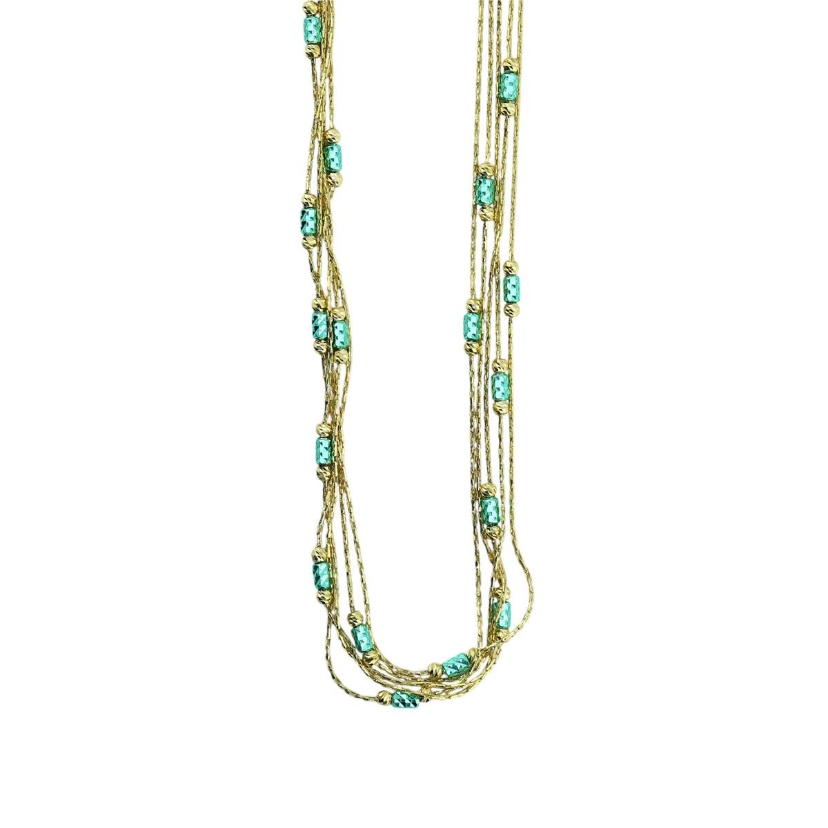 14 Ayar Altın Tasarım Kolye  -  0200437