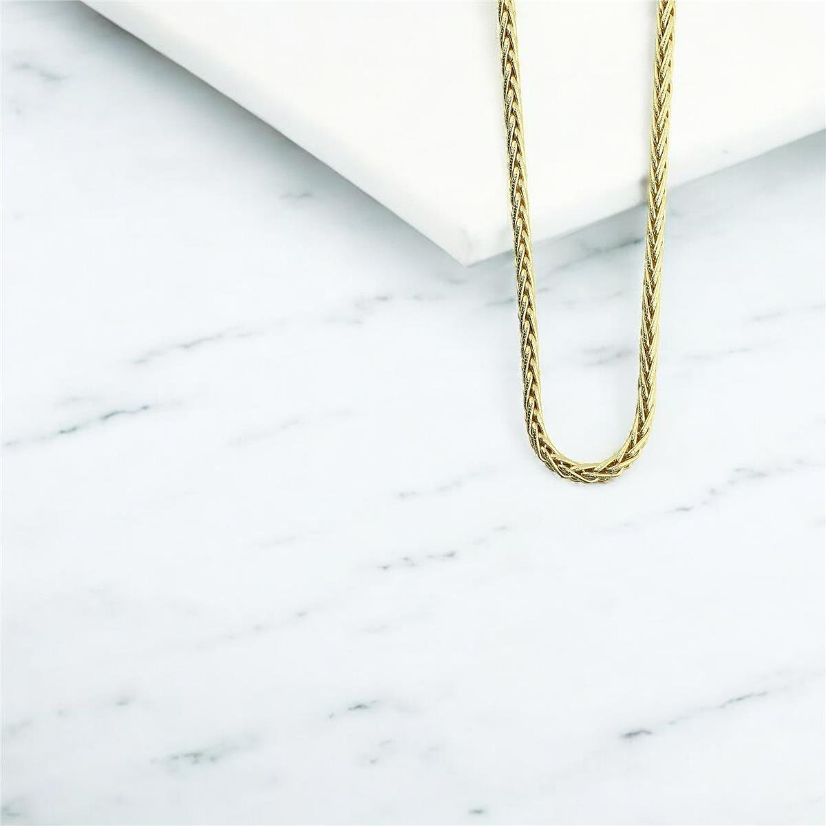 14 Ayar Altın Tasarım Kolye  -  0203689