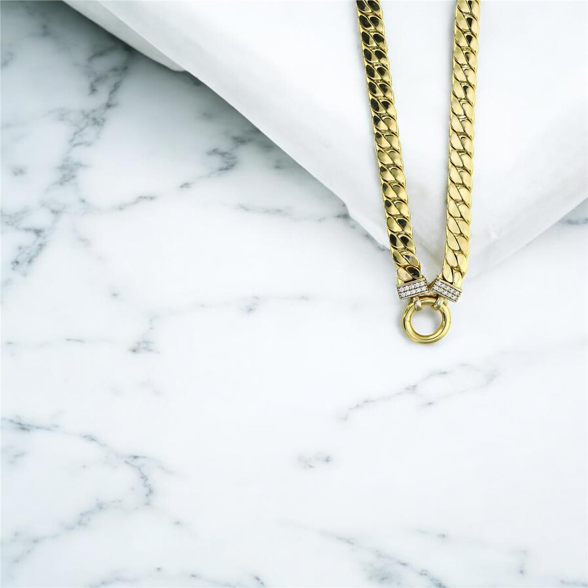 14 Ayar Altın Tasarım Kolye  -  0203695