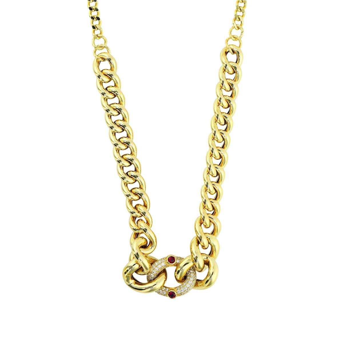 14 Ayar Altın Tasarım Kolye  -  0204228