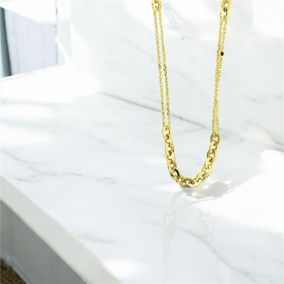 14 Ayar Altın Tasarım Kolye  -  0204231