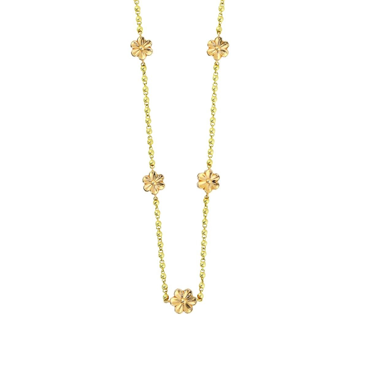 14 Ayar Altın Tasarım Kolye  -  0204312