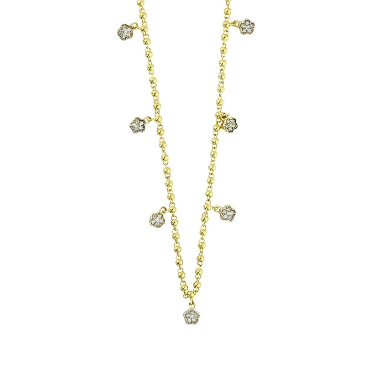 14 Ayar Altın Tasarım Kolye  -  0204320