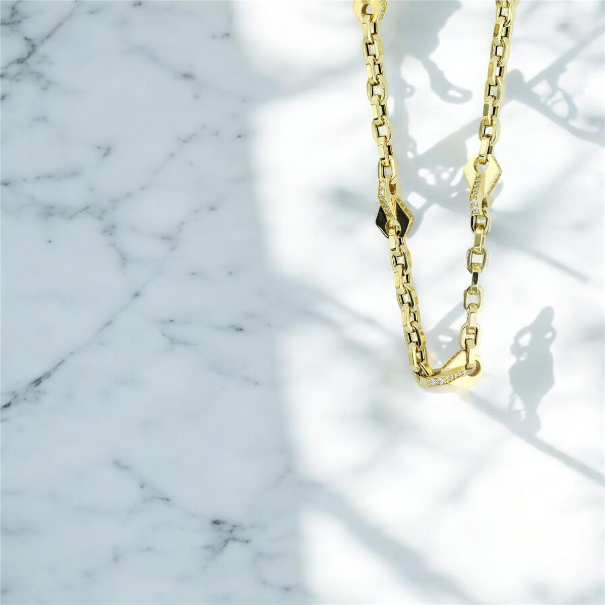 14 Ayar Altın Tasarım Kolye  -  0205228