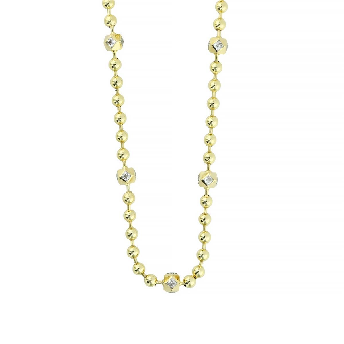 14 Ayar Altın Tasarım Kolye  -  0205237