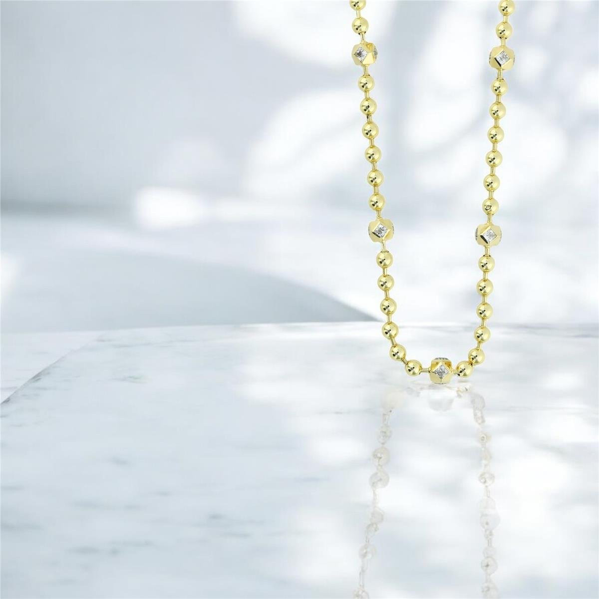 14 Ayar Altın Tasarım Kolye  -  0205237