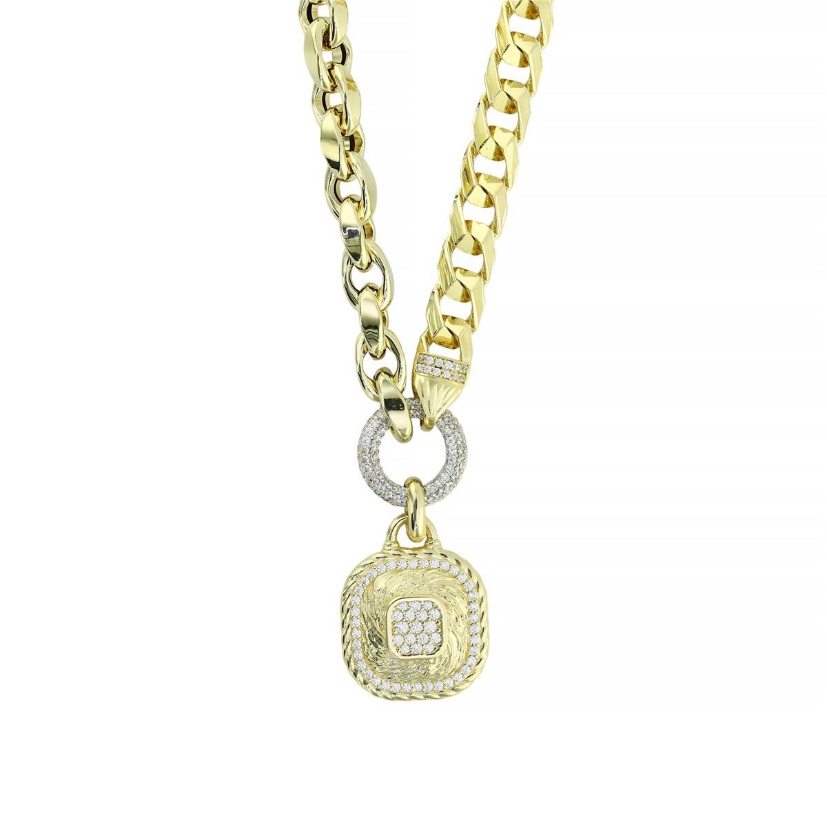 14 Ayar Altın Tasarım Kolye  -  0205240