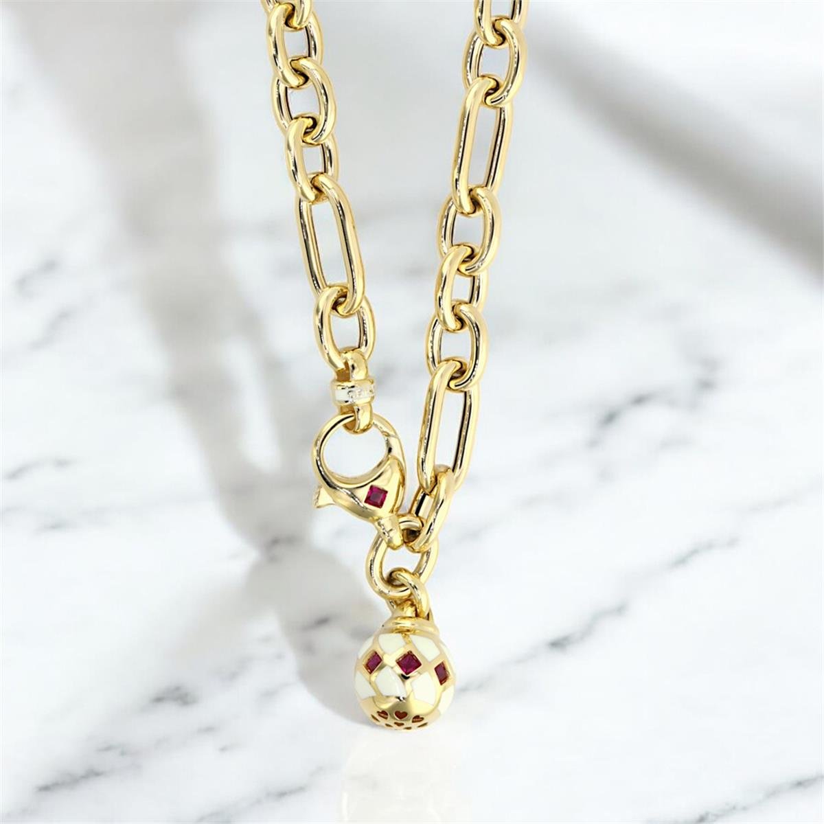 14 Ayar Altın Tasarım Kolye  -  F003569