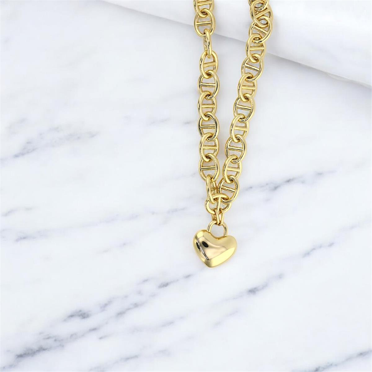 14 Ayar Altın Tasarım Kolye  -  F003598