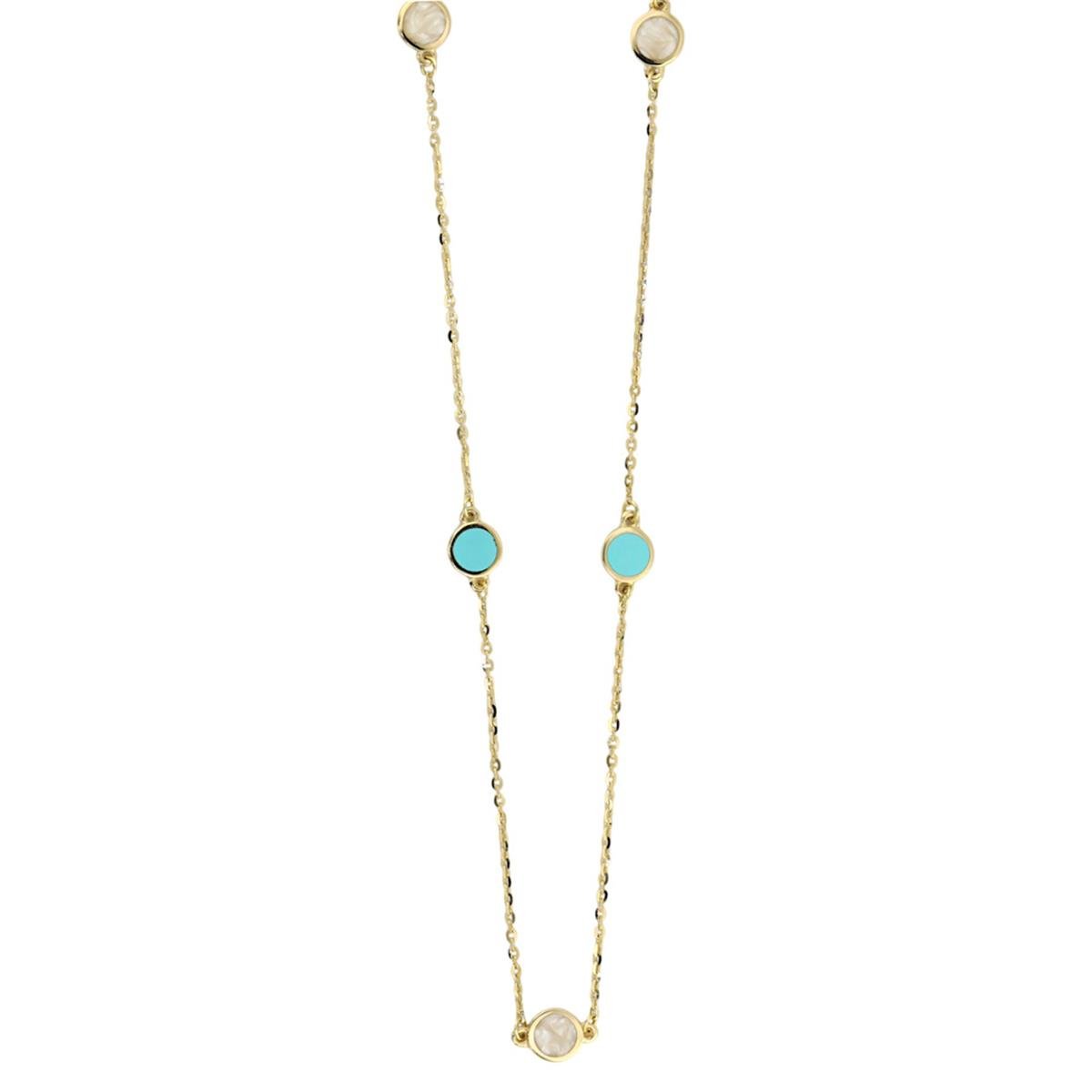 14 Ayar Altın Tasarım Kolye  -  F003679