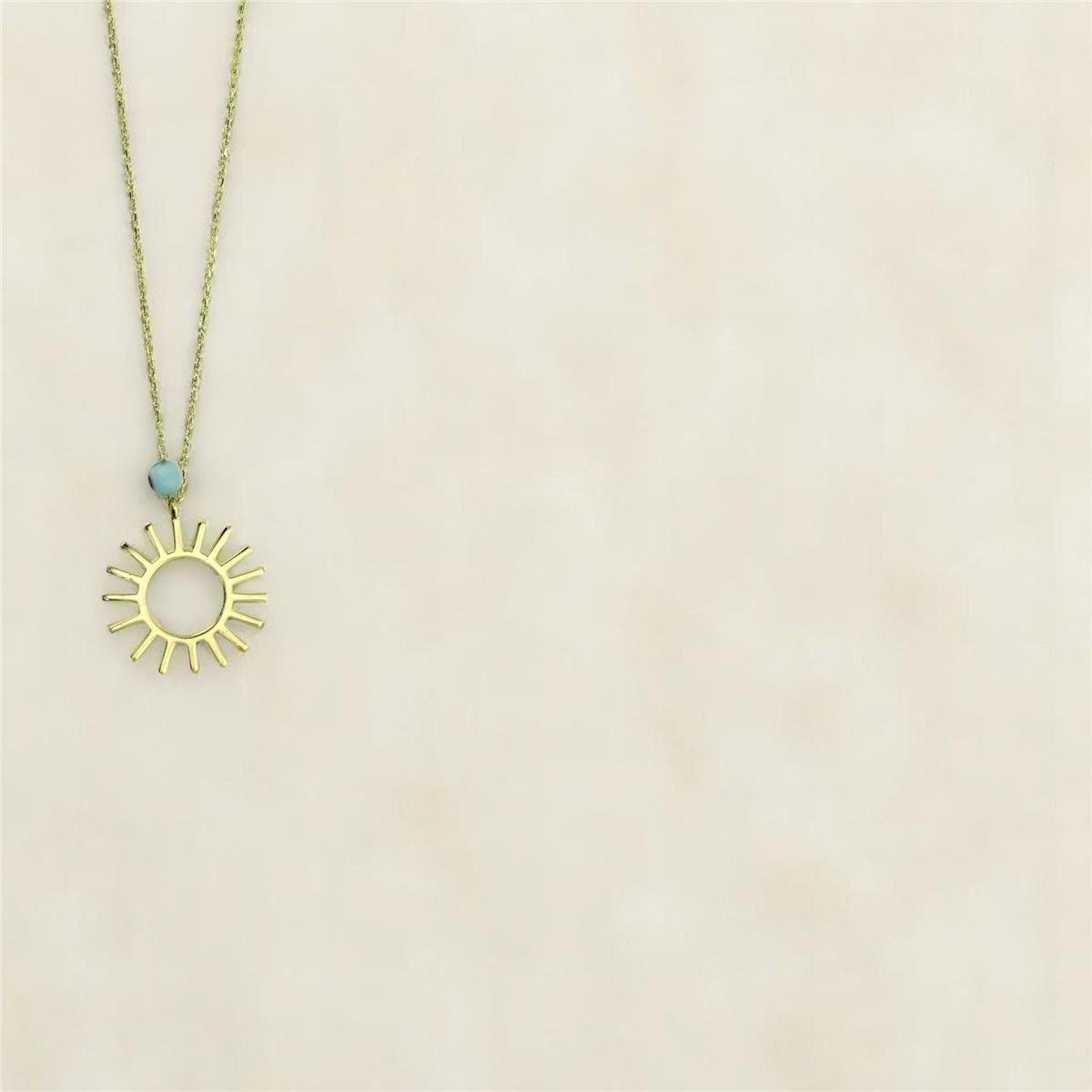 14 Ayar Altın Tasarım Kolye  -  F004734