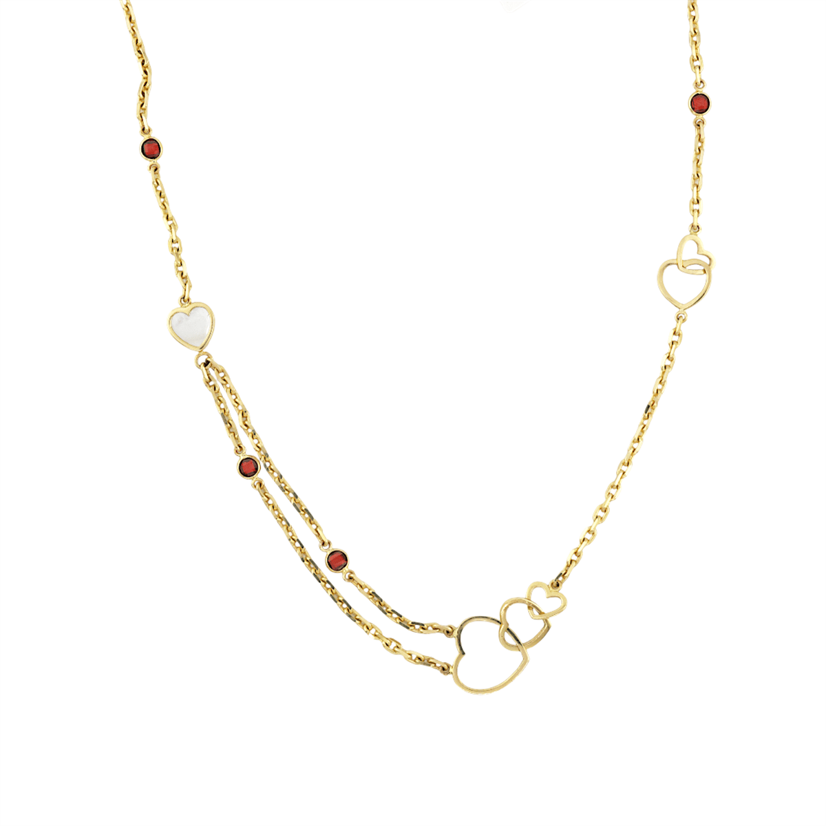 14 Ayar Altın Tasarım Kolye  -  K219183