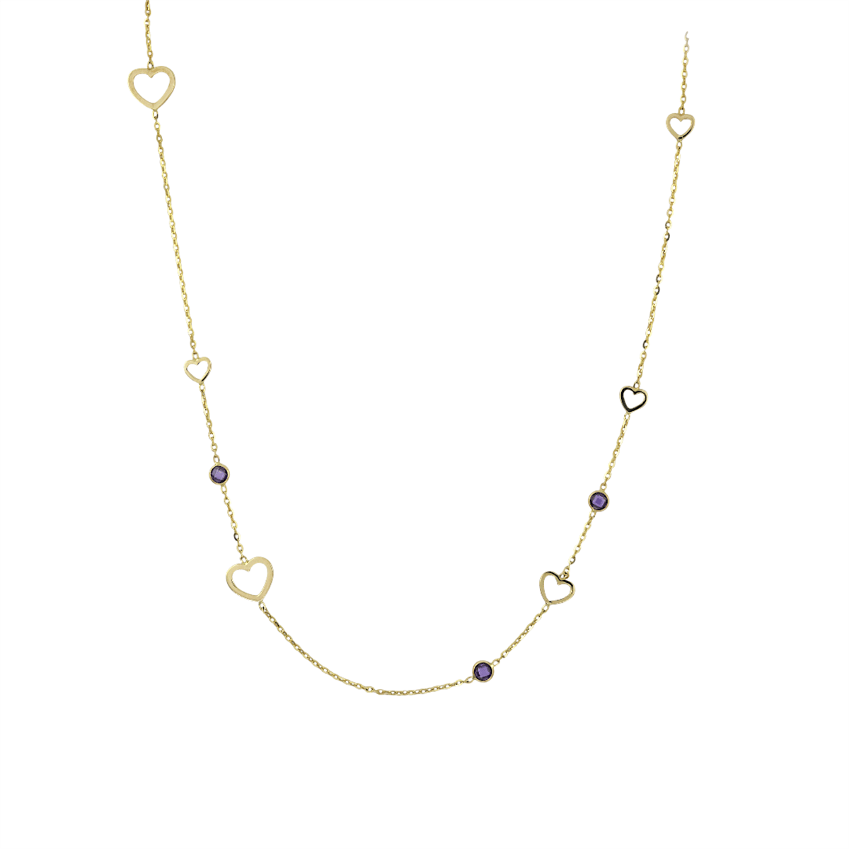 14 Ayar Altın Tasarım Kolye  -  K220372