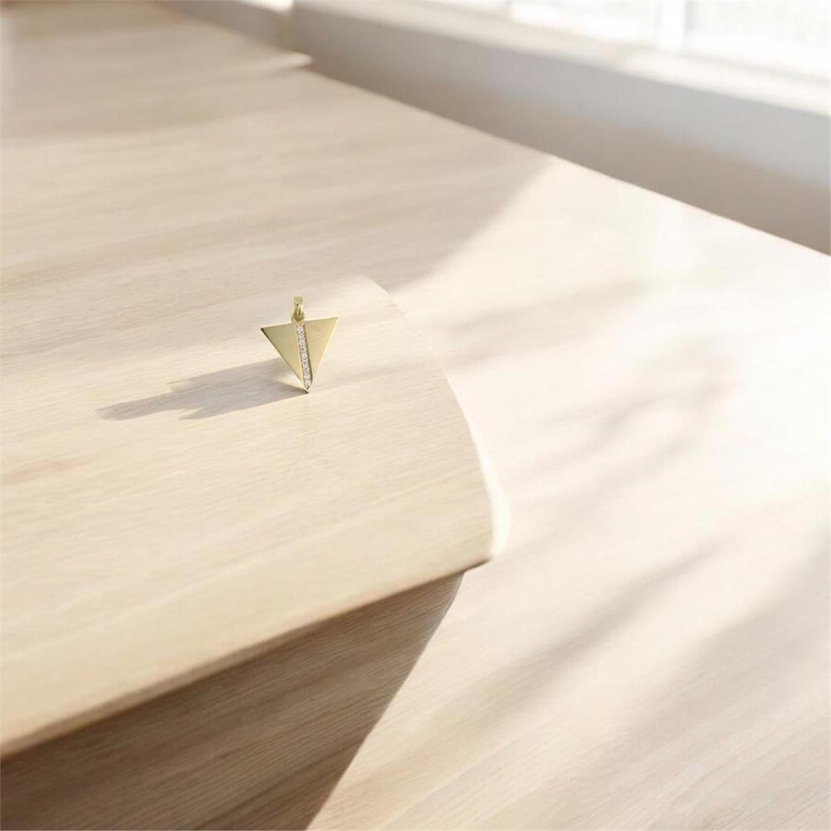 14 Ayar Altın Tasarım Kolye Ucu  -  0188128