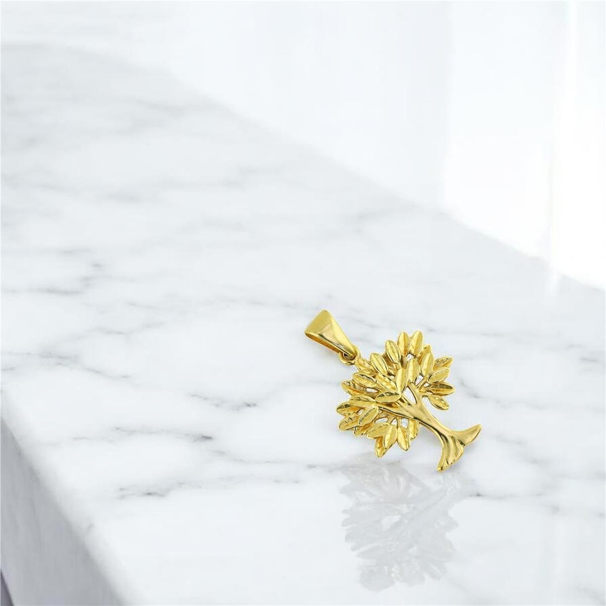 14 Ayar Altın Tasarım Kolye Ucu  -  0204405