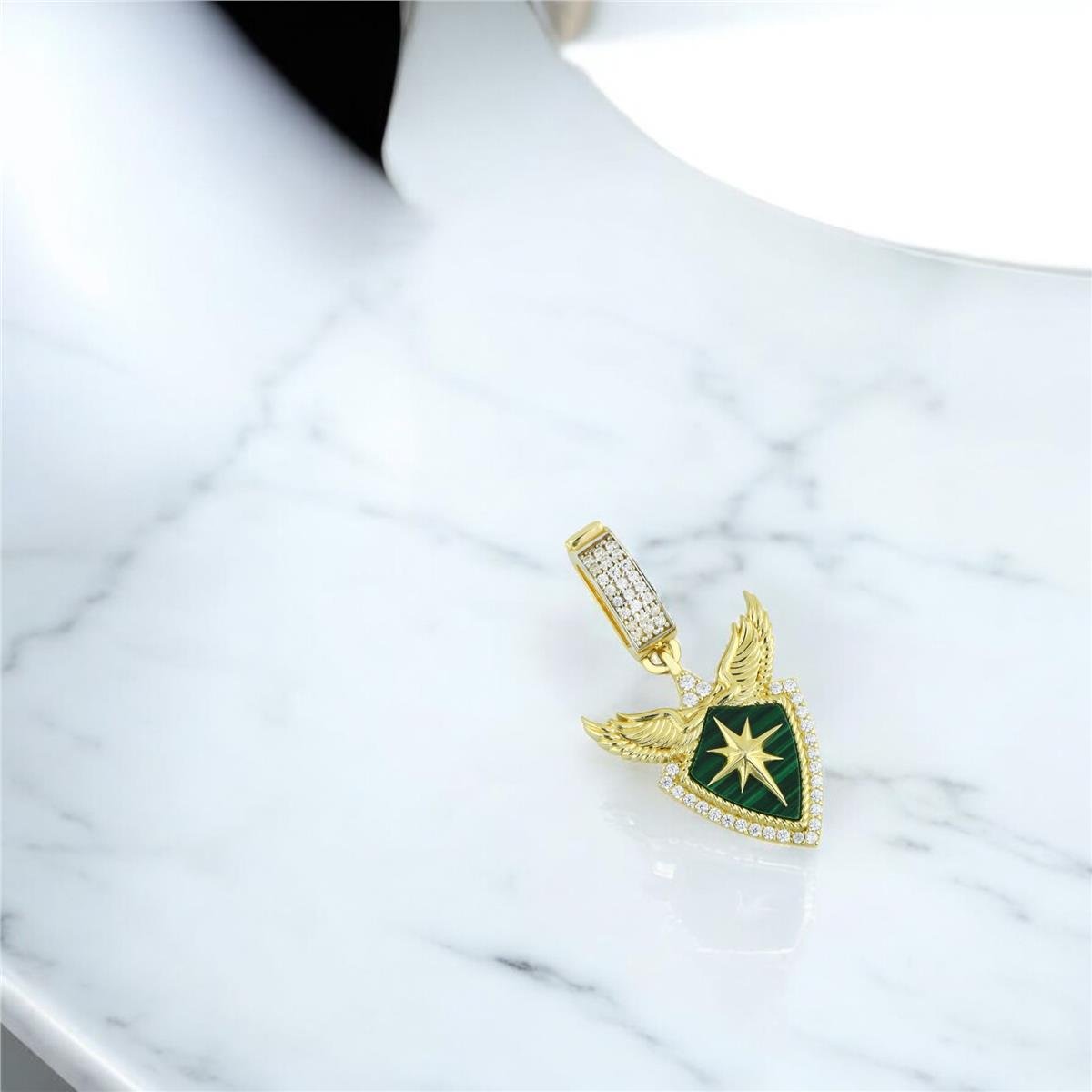 14 Ayar Altın Tasarım Kolye Ucu  -  0205257