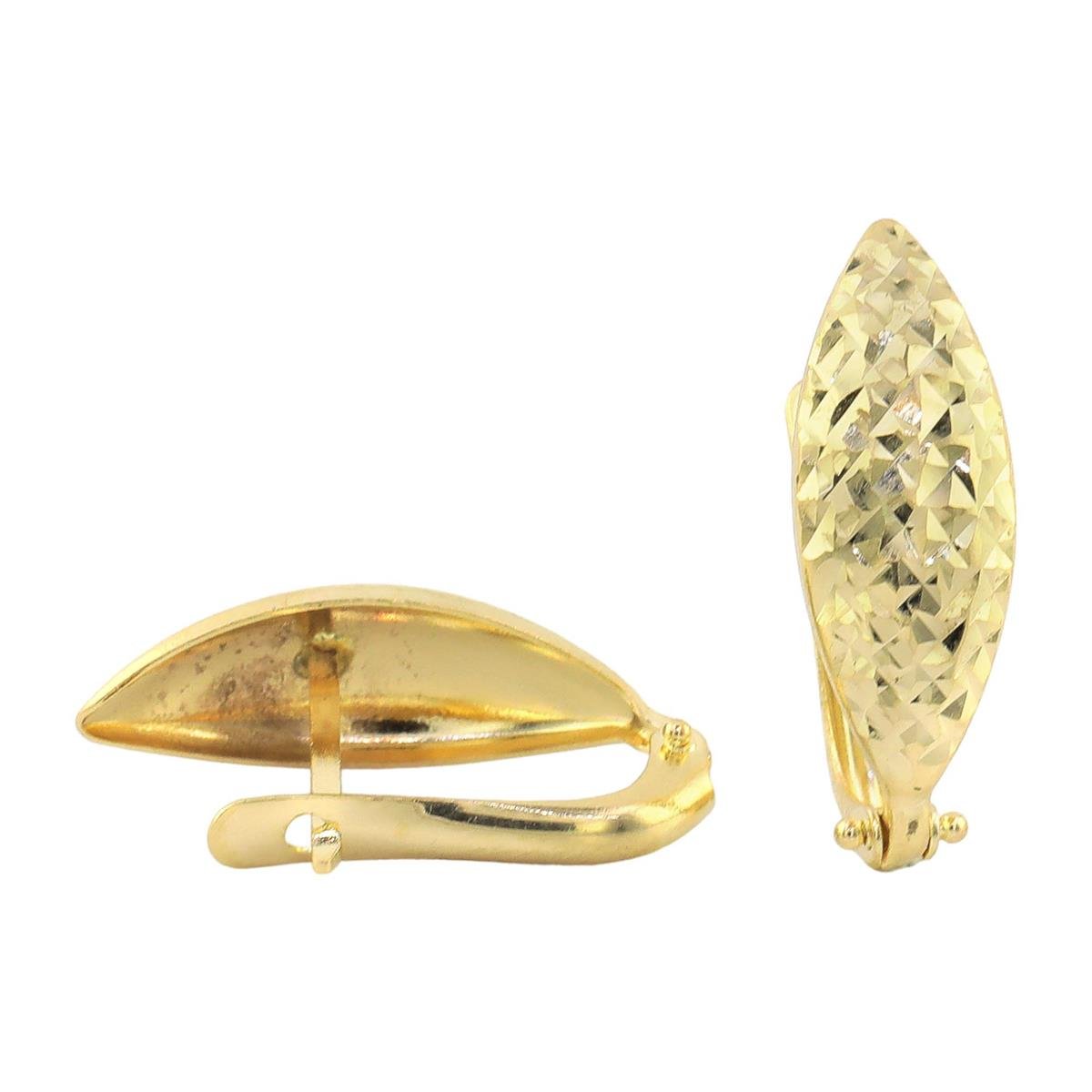 14 Ayar Altın Tasarım Küpe  -  0180403