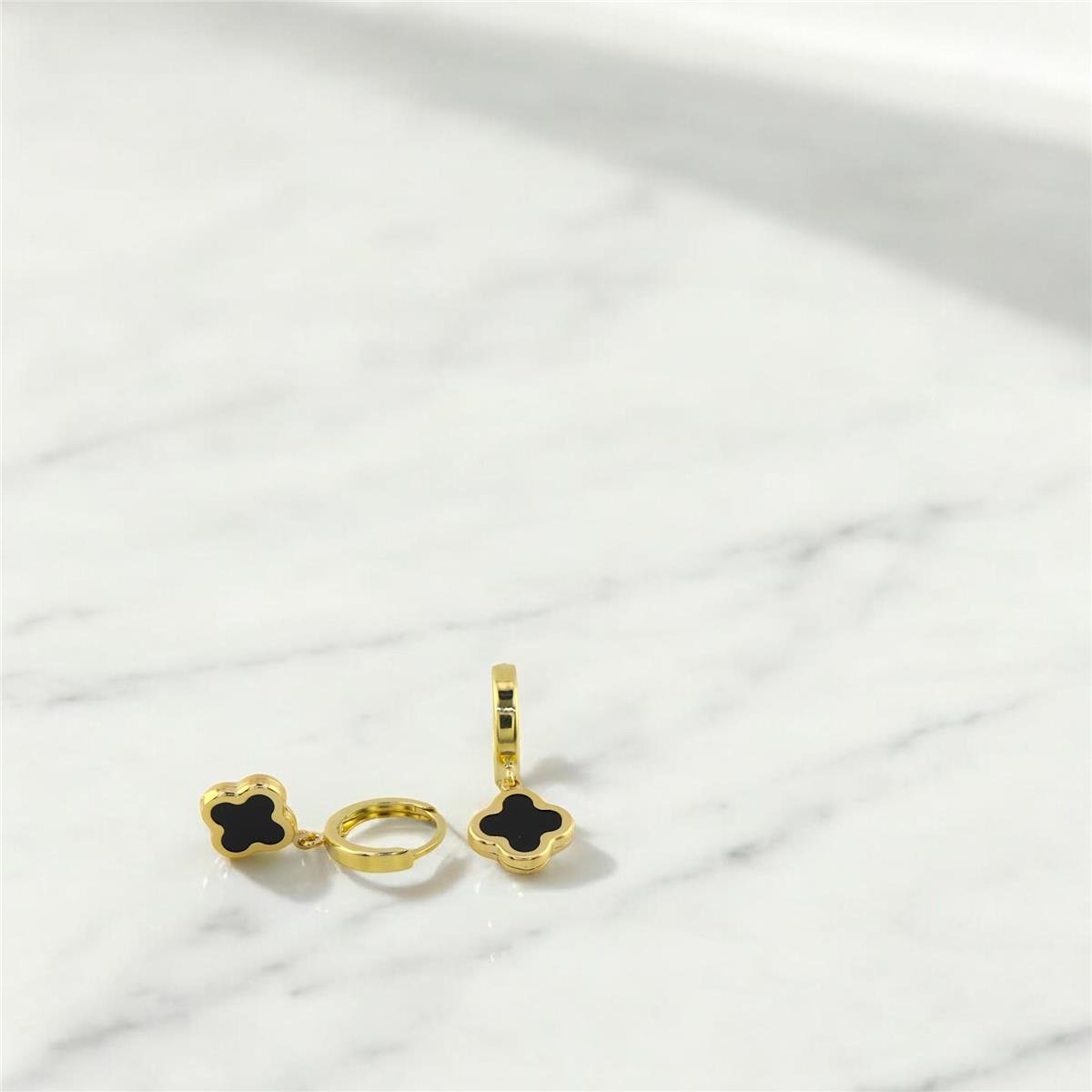 14 Ayar Altın Tasarım Küpe  -  0188621