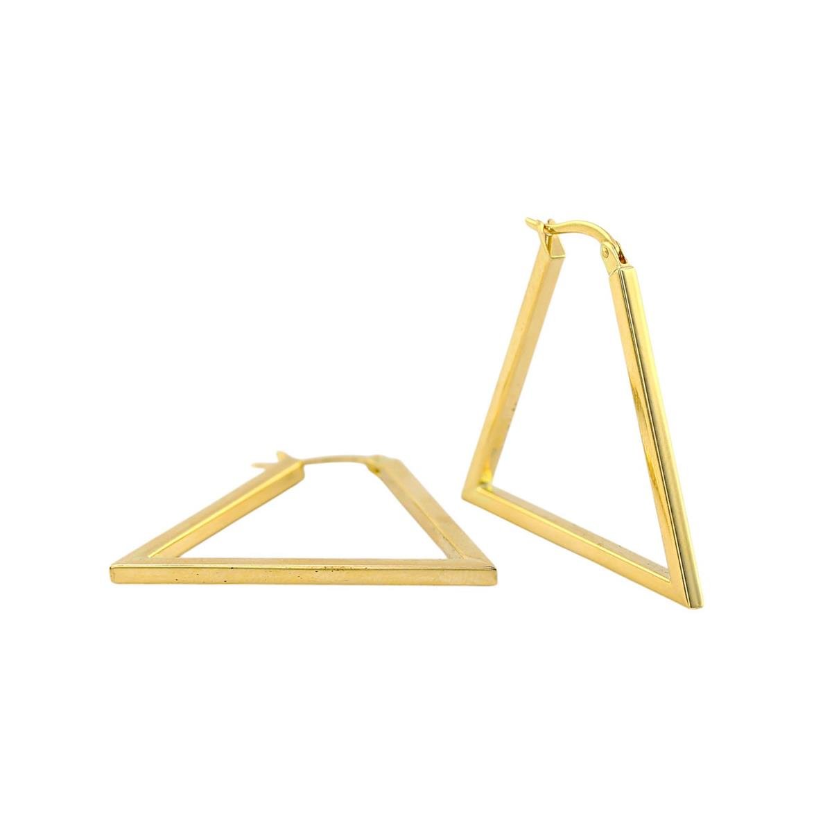 14 Ayar Altın Tasarım Küpe  -  0191553