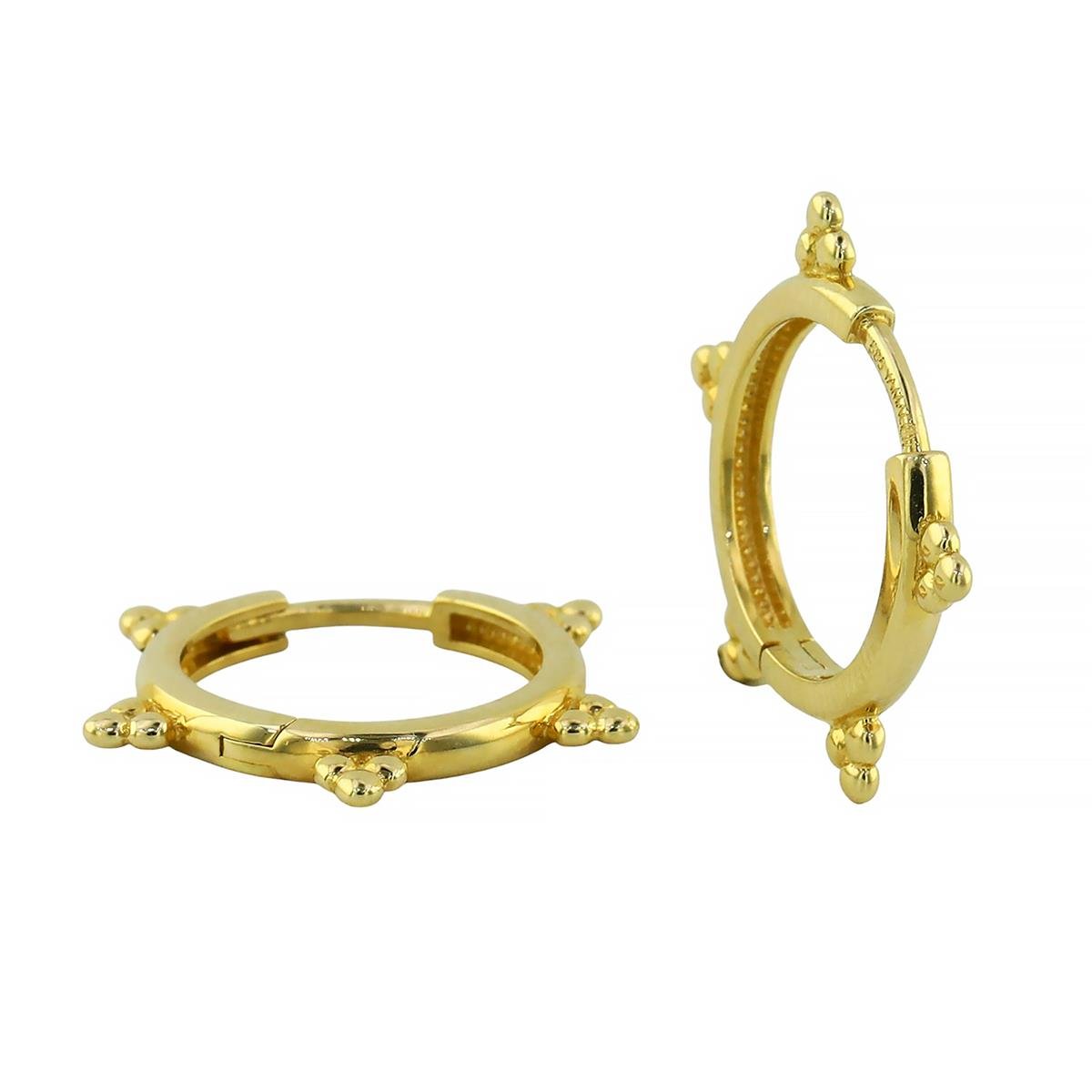 14 Ayar Altın Tasarım Küpe  -  0194718