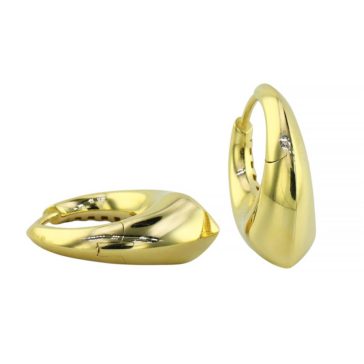 14 Ayar Altın Tasarım Küpe  -  0194731