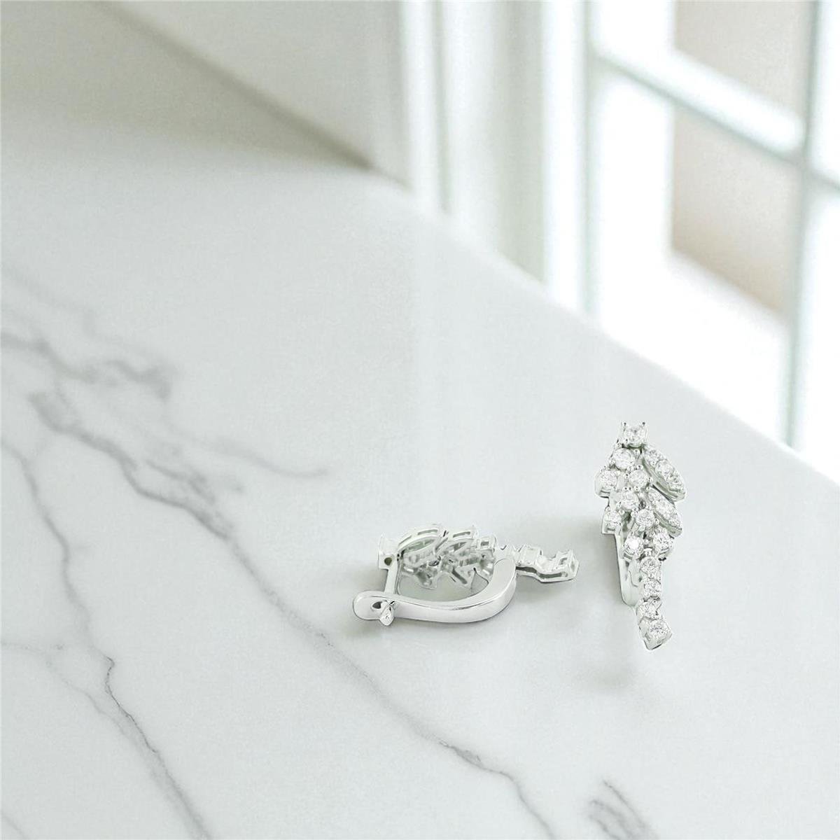 14 Ayar Altın Tasarım Küpe  -  0196323