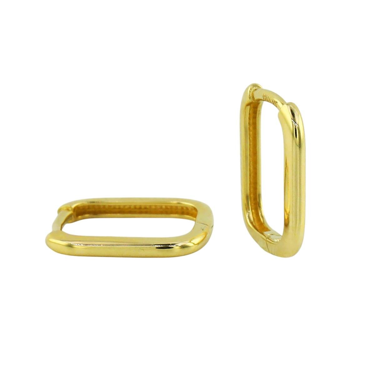 14 Ayar Altın Tasarım Küpe  -  0197952