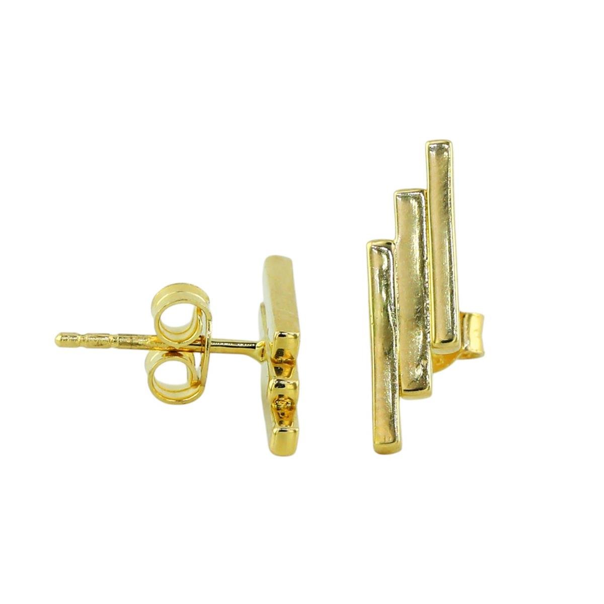 14 Ayar Altın Tasarım Küpe  -  0197974