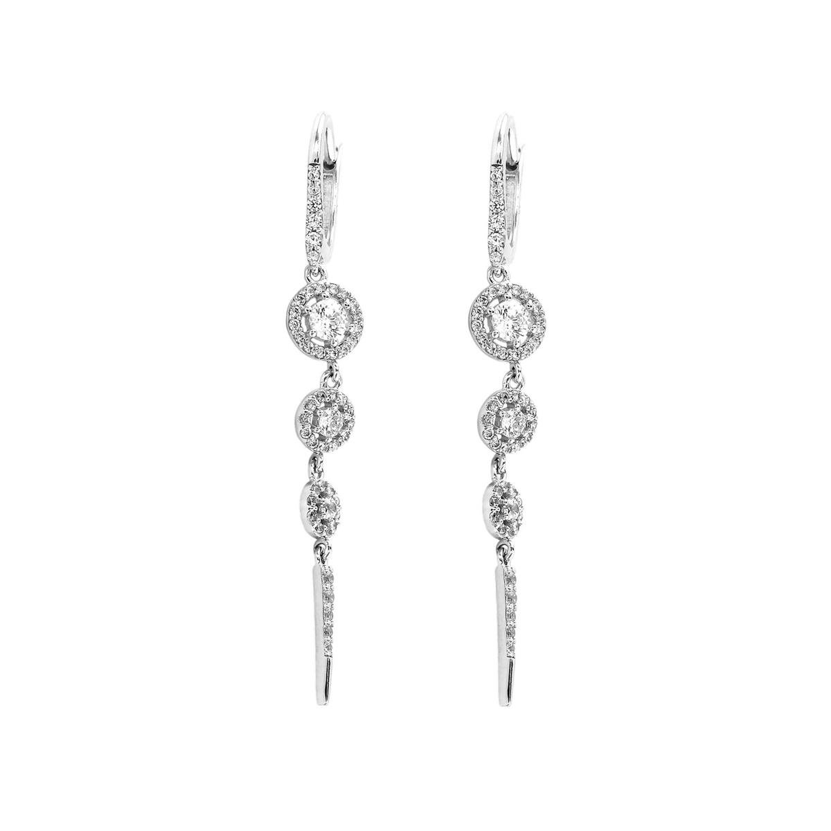 14 Ayar Altın Tasarım Küpe  -  0199119