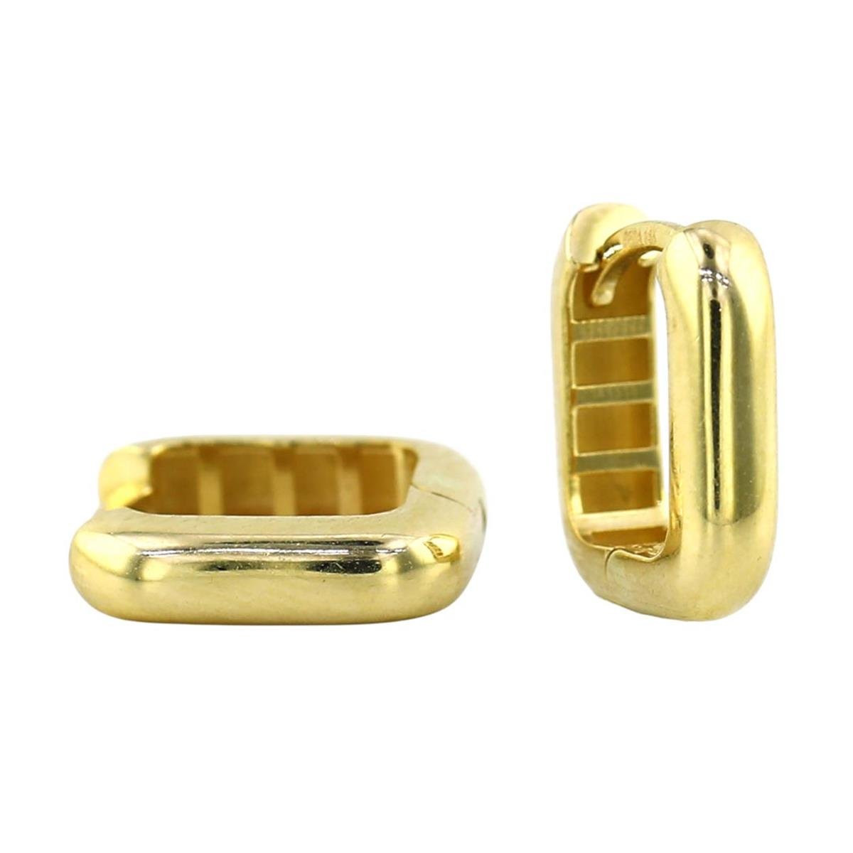 14 Ayar Altın Tasarım Küpe  -  0200848