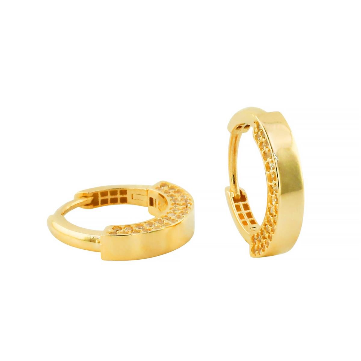 14 Ayar Altın Tasarım Küpe  -  0202584