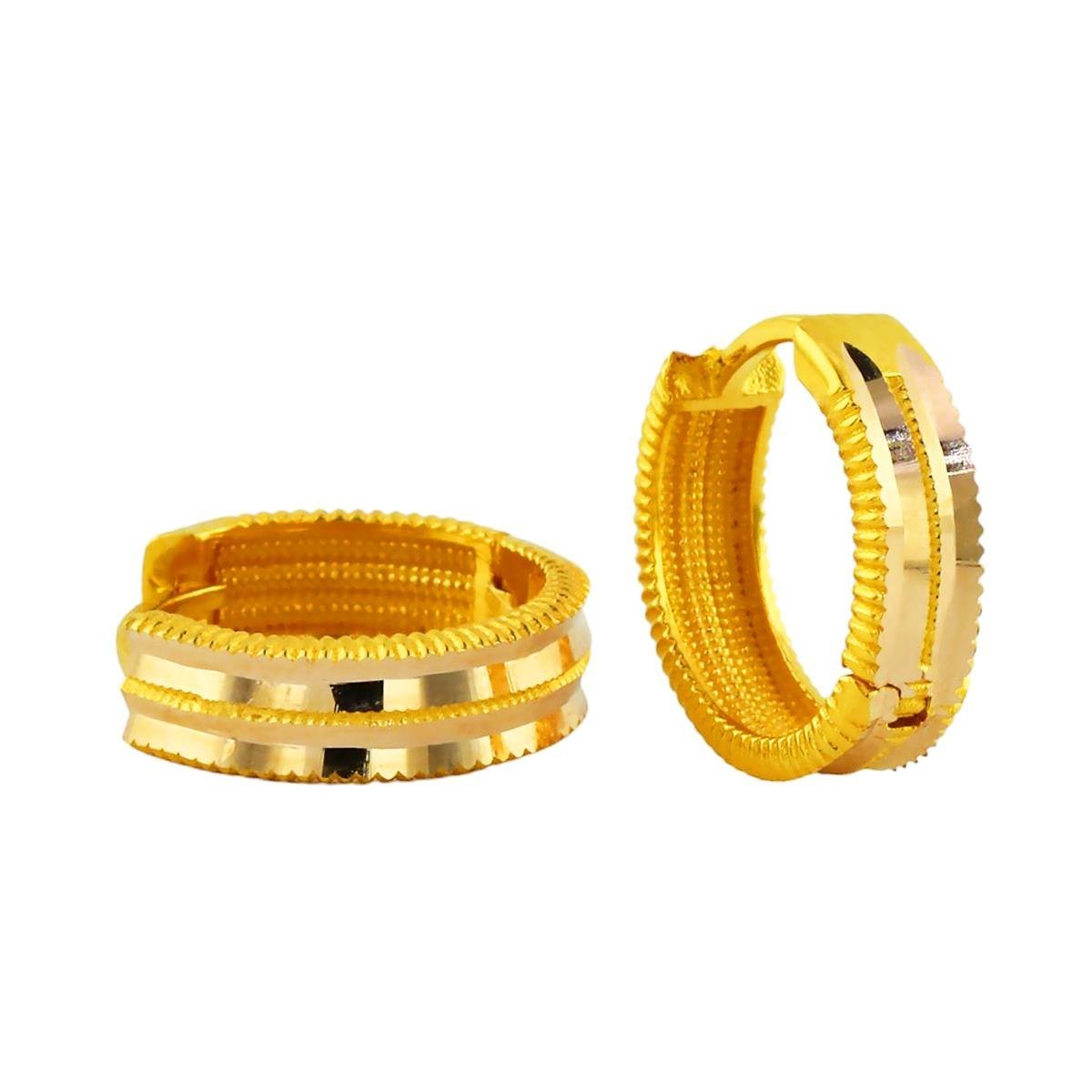 14 Ayar Altın Tasarım Küpe  -  0202703