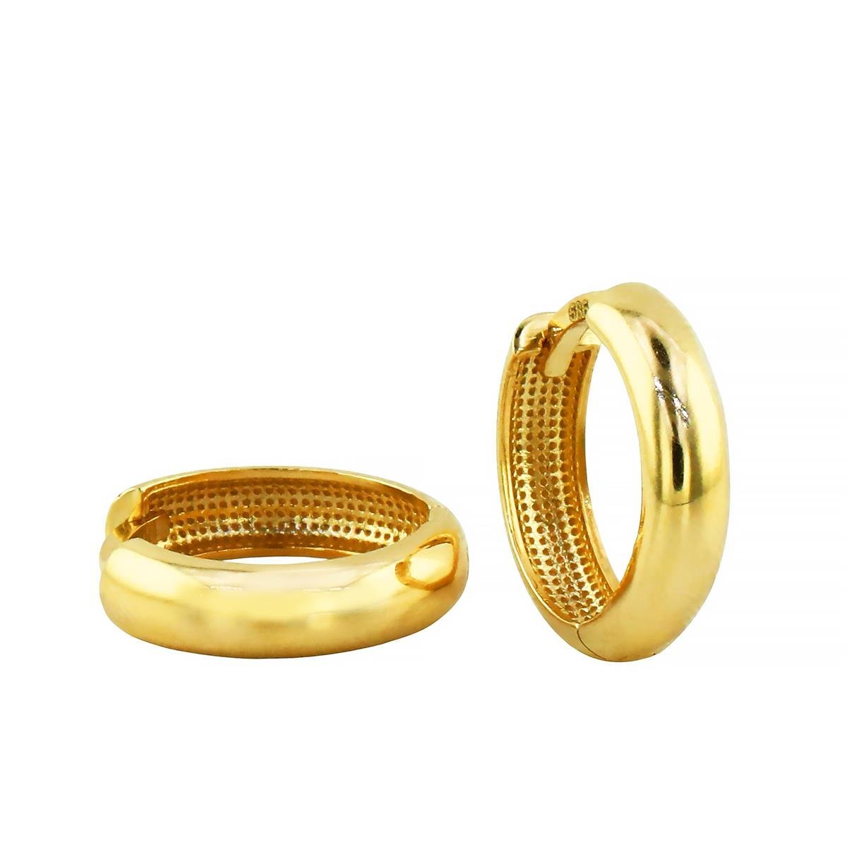 14 Ayar Altın Tasarım Küpe  -  0203735