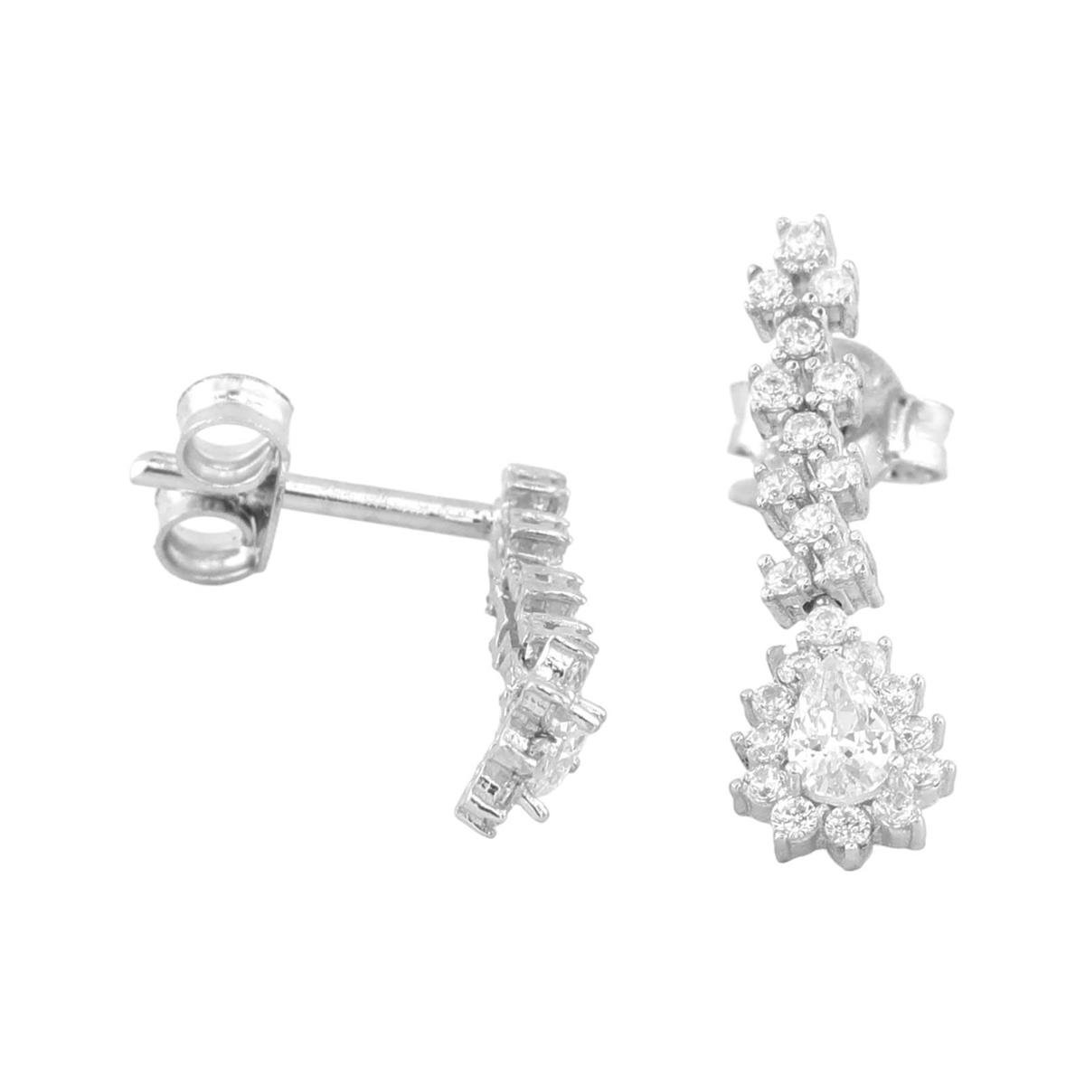 14 Ayar Altın Tasarım Küpe  -  F001782