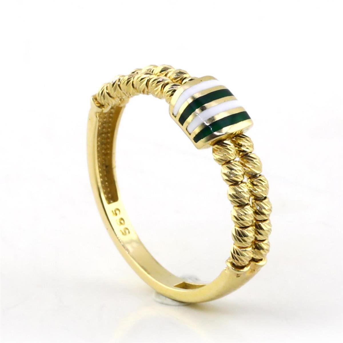 14 Ayar Altın Tasarım Yüzük - 0166987