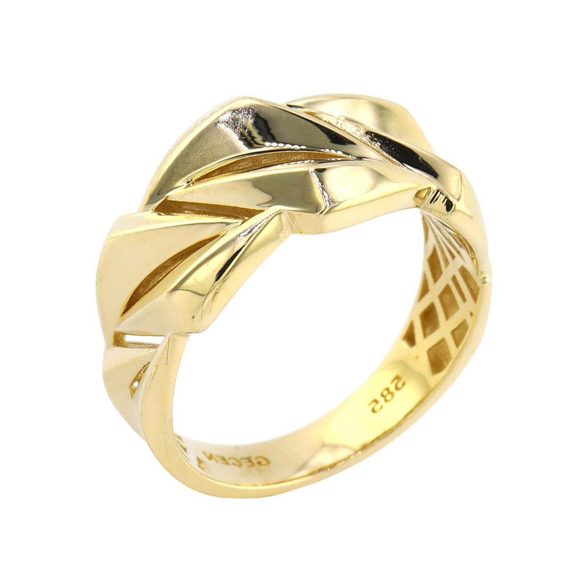 14 Ayar Altın Tasarım Yüzük  -  0185138