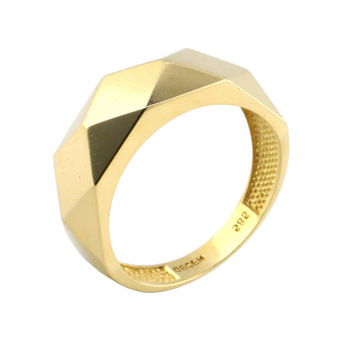 14 Ayar Altın Tasarım Yüzük  -  0185163