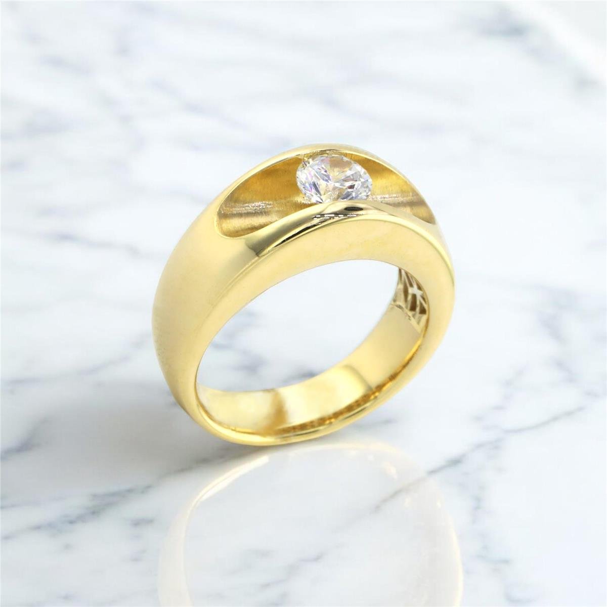 14 Ayar Altın Tasarım Yüzük  -  0186025