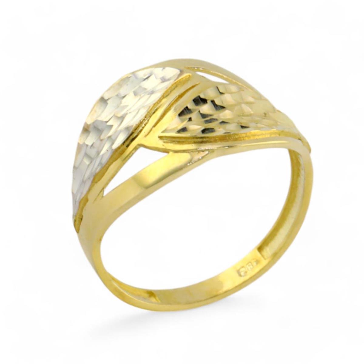 14 Ayar Altın Tasarım Yüzük  -  0187833