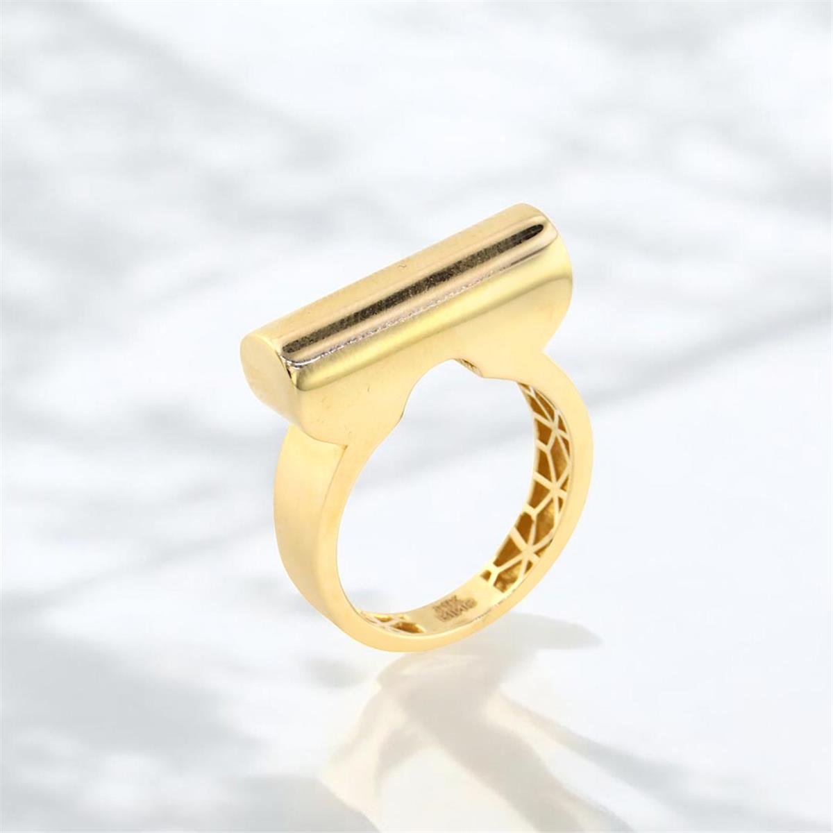 14 Ayar Altın Tasarım Yüzük  -  0188554